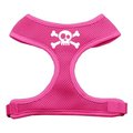 Unconditional Love Skull Crossbones Screen Print Soft Mesh Harness Pink Medium UN788473